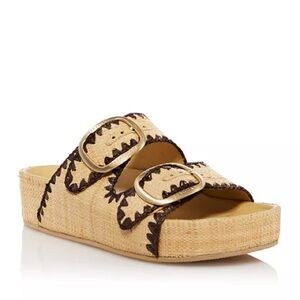 Loeffler Randall Theo Platform Sandals Size 8 (Fair Condition)